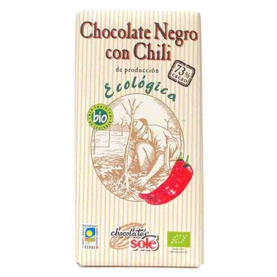 CHOCOLATE NEGRO 73  CON CHILI